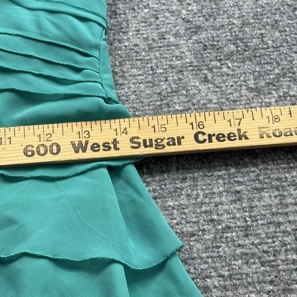 Max & Cleo Dress Womens 4 One Shoulder Chiffon Formal Prom New Years Eve Party - Picture 4 of 16